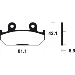 Τακάκια μοτοσυκλέτας BREMBO 07HO21SA