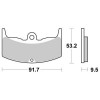 Τακάκια μοτοσυκλέτας OEM BREMBO 07HO1708