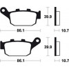 Τακάκια μοτοσυκλέτας OEM BREMBO 07HO2711