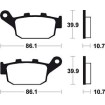 Τακάκια μοτοσυκλέτας OEM BREMBO 07HO2711 thumb