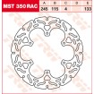 Πίσω δισκόπλακα μοτοσυκλέτας TRW-LUCAS MST350RAC thumb
