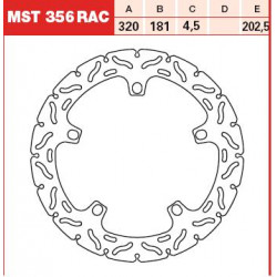 Δισκόπλακα εμπρός TRW-LUCAS MST356RAC