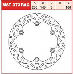 Δισκόπλακα εμπρός TRW-LUCAS MST373RAC Δισκόπλακα εμπρός TRW-LUCAS MST373RAC