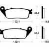 Τακάκια μοτοσυκλέτας OEM BREMBO 07HO3109