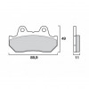 Τακάκια μοτοσυκλέτας OEM BREMBO 07HO1010