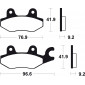 Τακάκια μοτοσυκλέτας OEM BREMBO 07HO4008 thumb