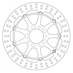 Δισκόπλακα εμπρός FERODO FMD0125RX