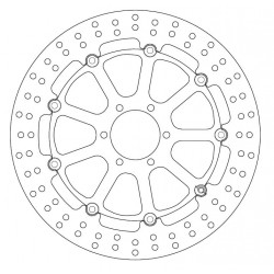 Δισκόπλακα εμπρός FERODO FMD0134RX