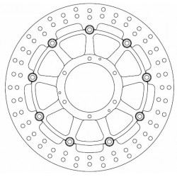 Δισκόπλακα εμπρός FERODO FMD0135RX