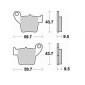 Τακάκια μοτοσυκλέτας BREMBO 07HO48TT thumb