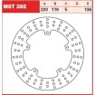 Πίσω δισκόπλακα μοτοσυκλέτας TRW-LUCAS MST392 Πίσω δισκόπλακα μοτοσυκλέτας TRW-LUCAS MST392 thumb