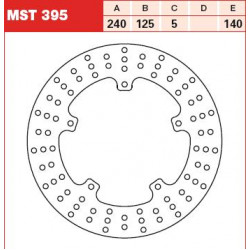 Πίσω δισκόπλακα μοτοσυκλέτας TRW-LUCAS MST395 Πίσω δισκόπλακα μοτοσυκλέτας TRW-LUCAS MST395
