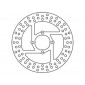 Πίσω δισκόπλακα μοτοσυκλέτας TRW-LUCAS MST406 thumb
