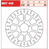 Δισκόπλακα εμπρός TRW-LUCAS MST409