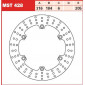 Πίσω δισκόπλακα μοτοσυκλέτας TRW-LUCAS MST428 thumb