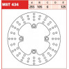 Πίσω δισκόπλακα μοτοσυκλέτας TRW-LUCAS MST434