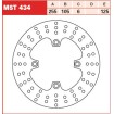 Πίσω δισκόπλακα μοτοσυκλέτας TRW-LUCAS MST434 thumb