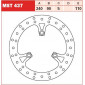 Δισκόπλακα εμπρός TRW-LUCAS MST437 thumb