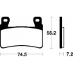 Τακάκια μοτοσυκλέτας BREMBO 07HO45SA thumb