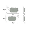 Τακάκια μοτοσυκλέτας BREMBO 07HO53SP