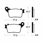 Τακάκια μοτοσυκλέτας OEM BREMBO 07HO5907 thumb