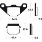 Τακάκια μοτοσυκλέτας OEM BREMBO 07KA0717 thumb