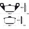 Τακάκια μοτοσυκλέτας OEM BREMBO 07KA0808