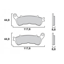 Τακάκια μοτοσυκλέτας BREMBO 07HO57SA