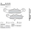Τακάκια μοτοσυκλέτας BREMBO 07KA22SD Τακάκια μοτοσυκλέτας BREMBO 07KA22SD thumb