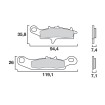 Τακάκια μοτοσυκλέτας BREMBO 07KA24SX thumb