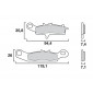 Τακάκια μοτοσυκλέτας BREMBO 07KA24SX thumb