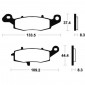 Τακάκια μοτοσυκλέτας BREMBO 07KA18SA thumb