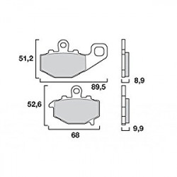 Τακάκια μοτοσυκλέτας BREMBO 07KA16SP