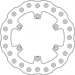 Πίσω δισκόπλακα μοτοσυκλέτας FERODO FMD0184MXR