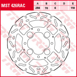 Πίσω δισκόπλακα μοτοσυκλέτας TRW-LUCAS MST426RAC