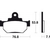 Τακάκια μοτοσυκλέτας OEM BREMBO 07SU0904