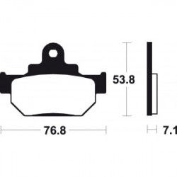 Τακάκια μοτοσυκλέτας OEM BREMBO 07SU0904
