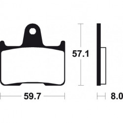 Τακάκια μοτοσυκλέτας BREMBO 07KA21SP