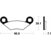 Τακάκια μοτοσυκλέτας BREMBO 07PO01SX thumb