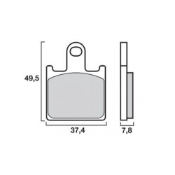 Τακάκια μοτοσυκλέτας BREMBO 07KA28SA