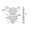 Τακάκια μοτοσυκλέτας OEM BREMBO 07KS0432