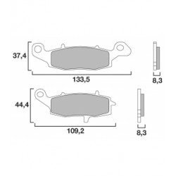 Τακάκια μοτοσυκλέτας BREMBO 07KA19SA Τακάκια μοτοσυκλέτας BREMBO 07KA19SA