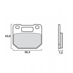 Τακάκια μοτοσυκλέτας OEM BREMBO 07SU1005