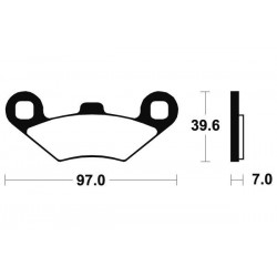 Τακάκια μοτοσυκλέτας BREMBO 07PO02SD Τακάκια μοτοσυκλέτας BREMBO 07PO02SD