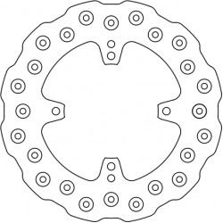 Πίσω δισκόπλακα μοτοσυκλέτας FERODO FMD0214MXR
