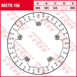 Δισκόπλακα εμπρός TRW-LUCAS MSTR156