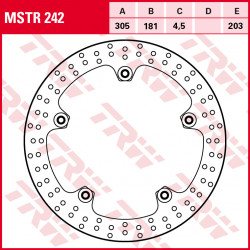 Δισκόπλακα εμπρός TRW-LUCAS MSTR242 Δισκόπλακα εμπρός TRW-LUCAS MSTR242