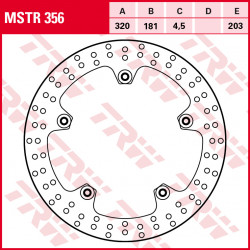 Δισκόπλακα εμπρός TRW-LUCAS MSTR356 Δισκόπλακα εμπρός TRW-LUCAS MSTR356