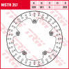 Δισκόπλακα εμπρός TRW-LUCAS MSTR357