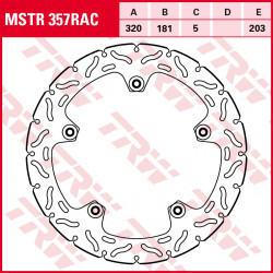 Δισκόπλακα εμπρός TRW-LUCAS MSTR357RAC Δισκόπλακα εμπρός TRW-LUCAS MSTR357RAC